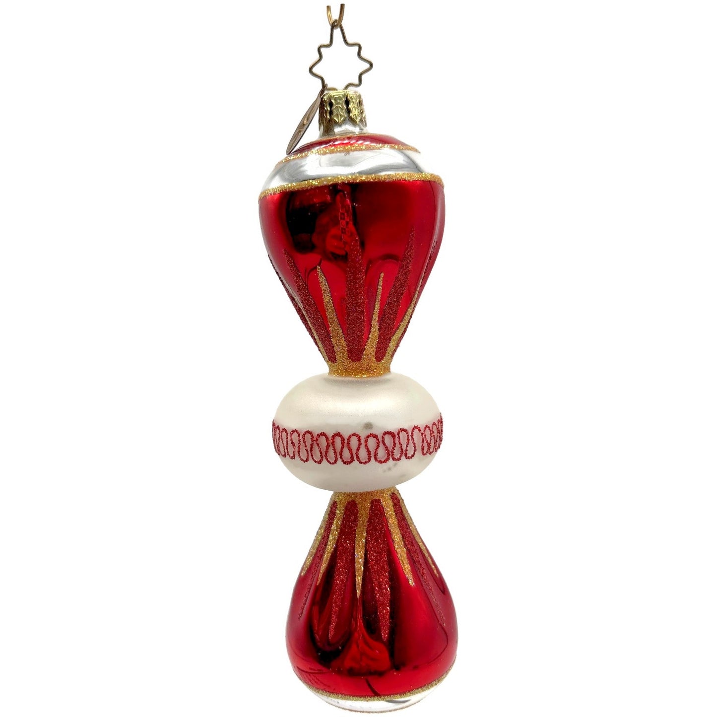 Christopher Radko Fantasia Party Pop Red Christmas Tree Ornament 1010454