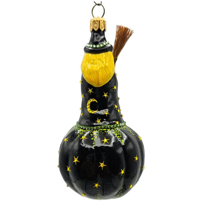 Patricia Breen Halloween Winnifred Witch Pumpkin Stars Moon Christmas Ornament