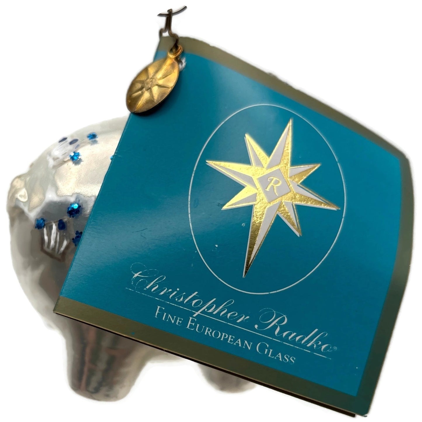 Christopher Radko Little Pen Pals Pig Pink Prince Pet Christmas Ornament 1012211