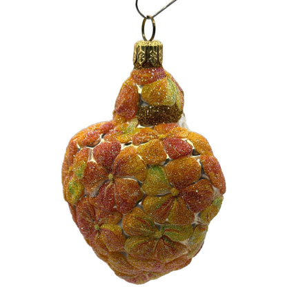 Patricia Breen Heart For Henry Nasturtium Orange Flower Santa Spring Ornament
