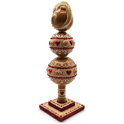 Patricia Breen Miniature Chameleon Finial Gingerbread Christmas Tree Topper