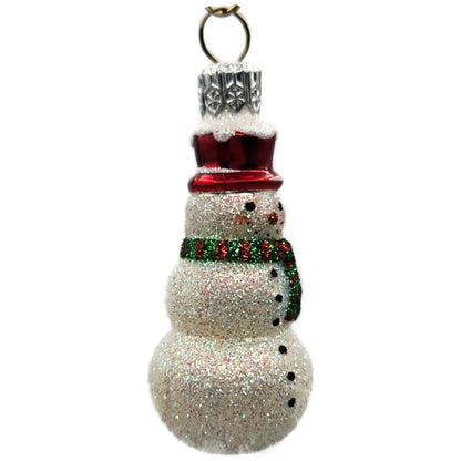 Patricia Breen The Littlest Snowman Stripe Scarf Red Hat Christmas Ornament 2327