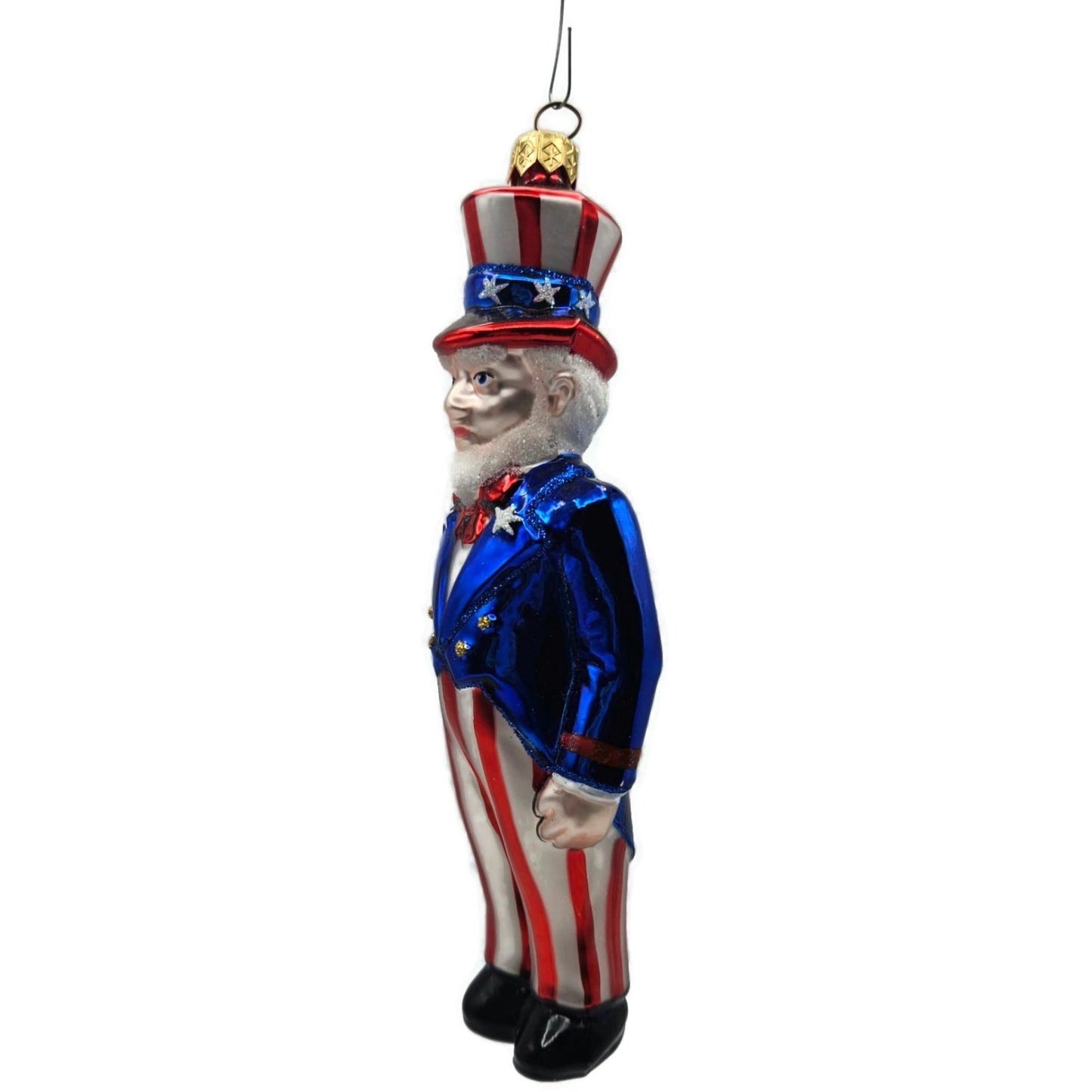 Uncle Sam Patriotic July 4th Christmas Ornament Polonaise By Komozja Kurt Adler