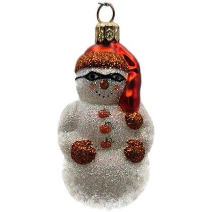 Patricia Breen Snowman Incognito Orange Pumpkins Halloween Christmas Ornament