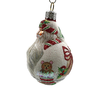 Patricia Breen Miniature Santa du Monde Presents Christmas Tree Ornament