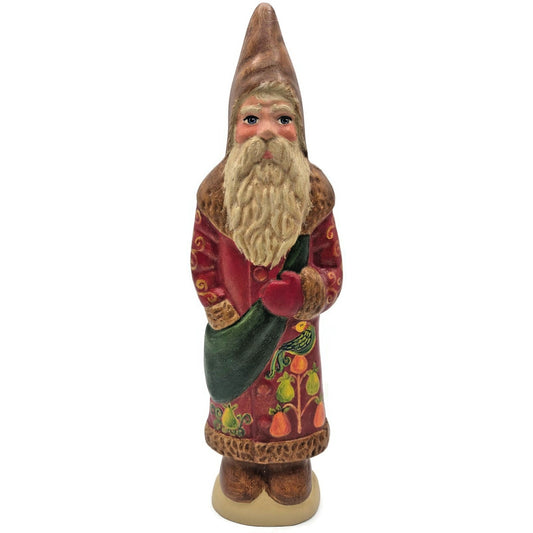 Bittersweet House Chalkware Belsnickel Partridge in Pear Tree Folk Art Figurine