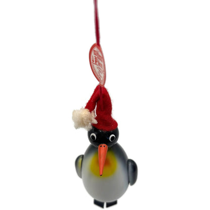 Steinbach Penguin Black Handmade Wooden German Animal Christmas Tree Ornament