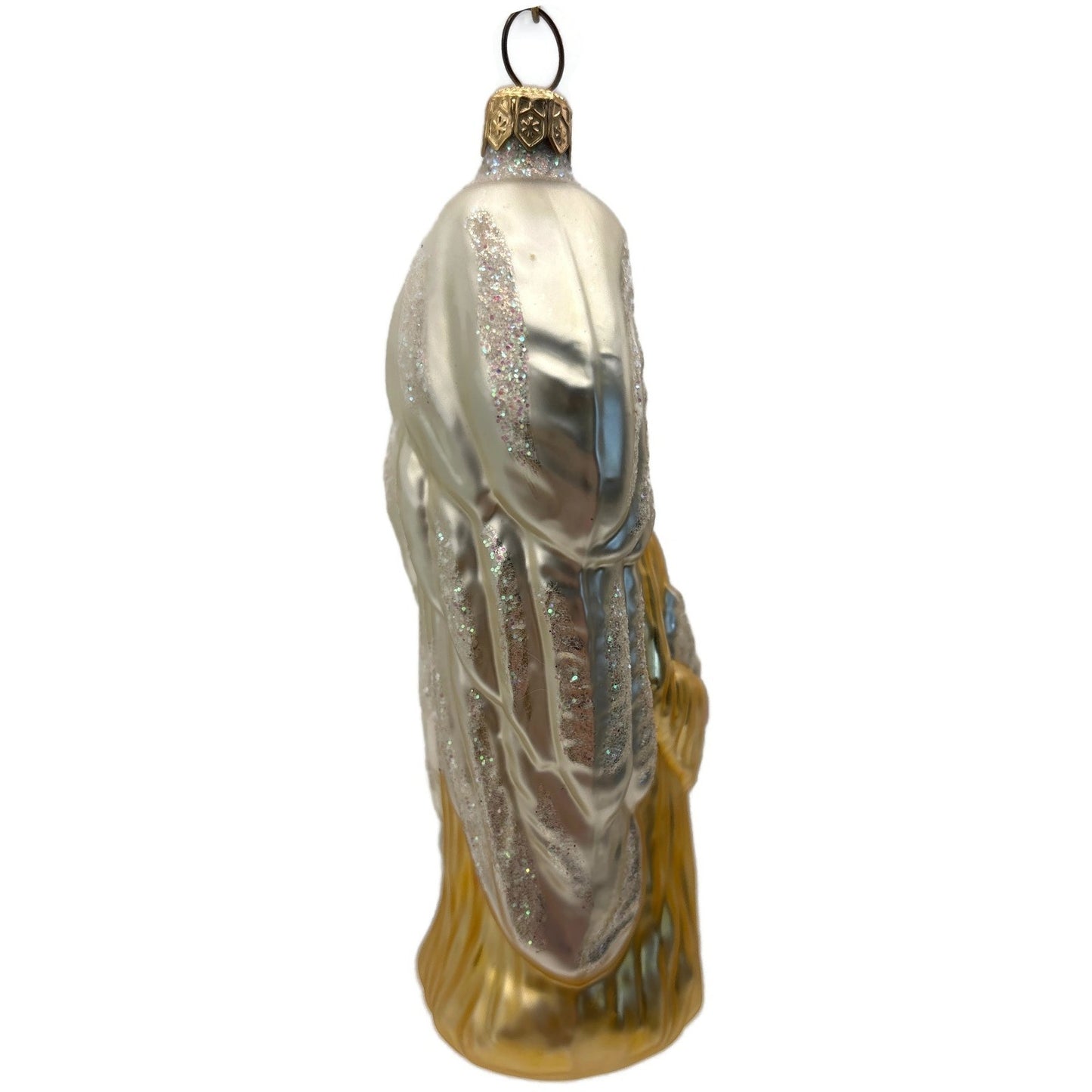 Patricia Breen Angel Of Peace Gold Blonde Glittered Wings Christmas Ornament