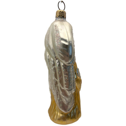 Patricia Breen Angel Of Peace Gold Blonde Glittered Wings Christmas Ornament
