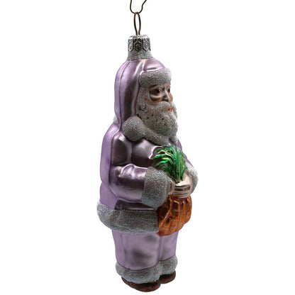 Patricia Breen A Snack for Rudolph Lavender Signed Carrots Christmas Ornament