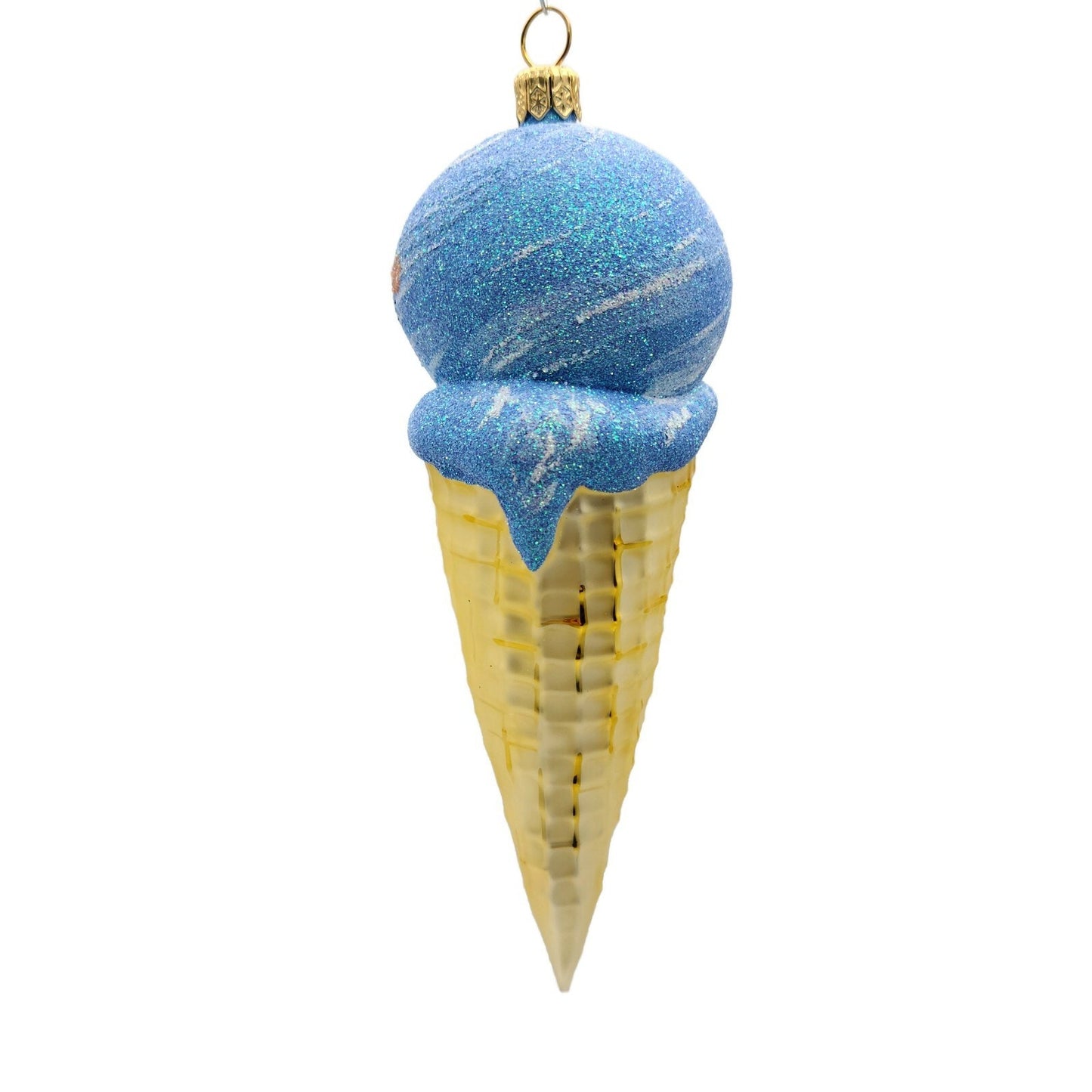 Patricia Breen Snow Cone Blue Moon Face Summer Nautical Holdiay Tree Ornament