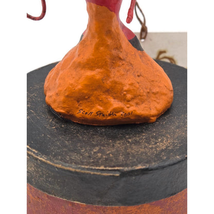 Rucus Studio Scott Smith Little Red Roaster Devil Figure Halloween Container