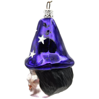 Patricia Breen Witch Hazel Lavender Face Purple Stars Halloween Ornament CATZ