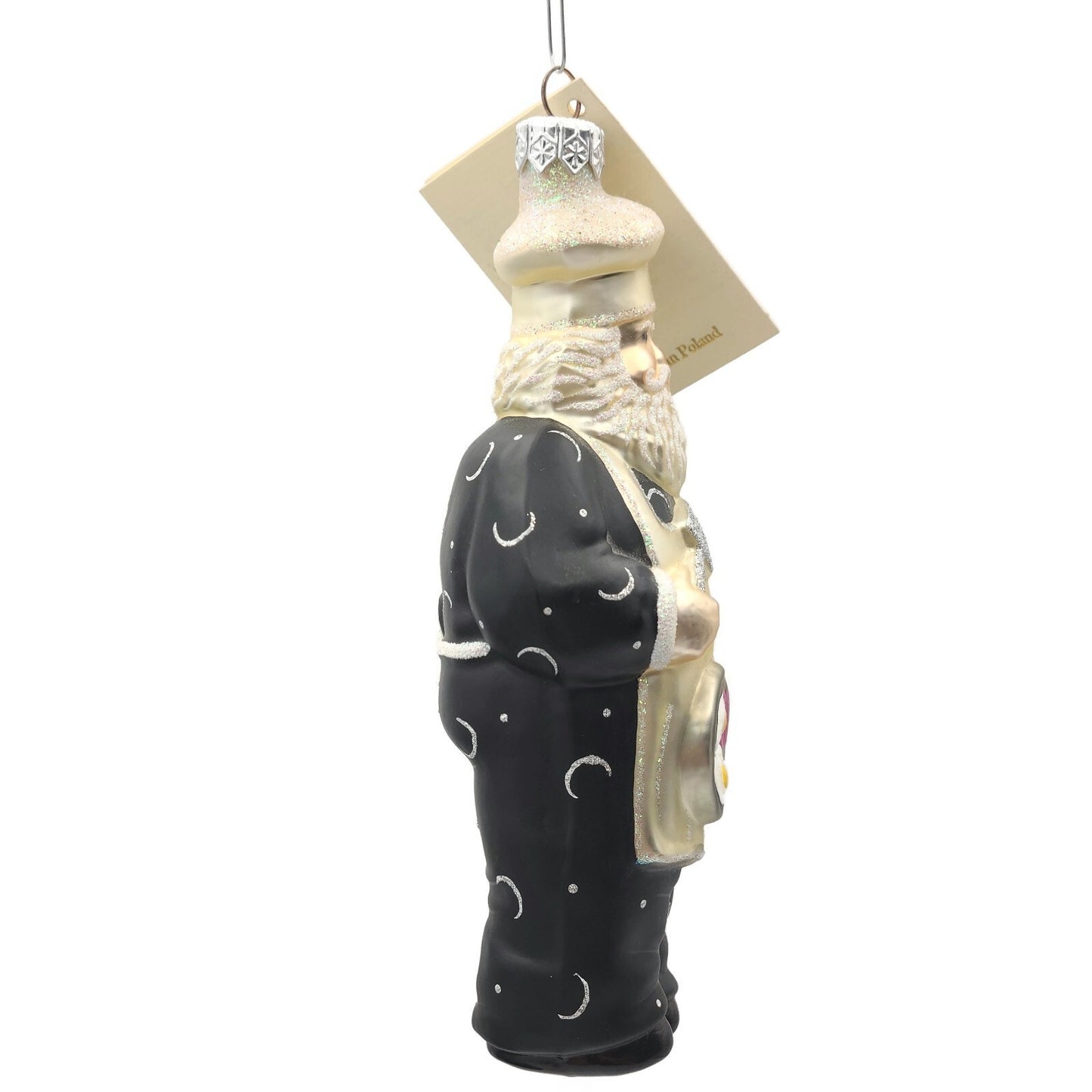 Patricia Breen Sunnyside Up Santa Black Moons Eggs Ham Christmas Ornament 9841