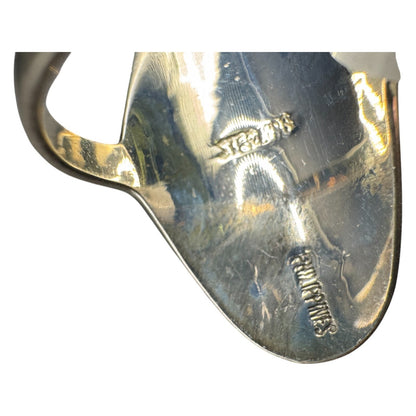 JTV Ring Turquoise Mother of Pearl Spiny Oyster Sterling Silver Ring Size 8 NEW