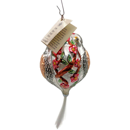 Christopher Radko Ornament Two Turtle Doves 12 Days Of Christmas Tree Decor 5311