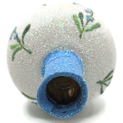 Patricia Breen Miniature Forget-Me-Not Finial Blue Spring Christmas Tree Topper