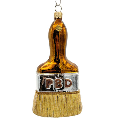 Patricia Breen PB Paint Brush Peach Art Christmas Tree Ornament Peachtree Place