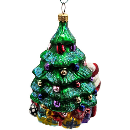 Christopher Radko Last Stop Santa Claus Toy Train Christmas Tree Ornament