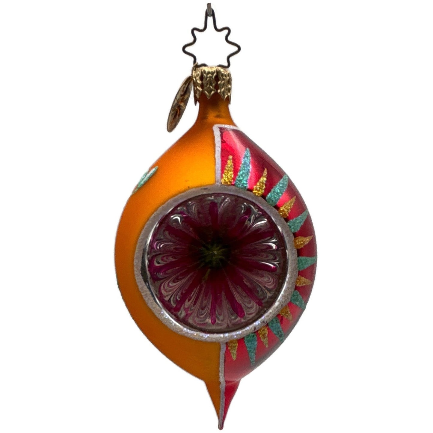 Christopher Radko Fantasia Kensington Glow Reflector Christmas Tree Ornament