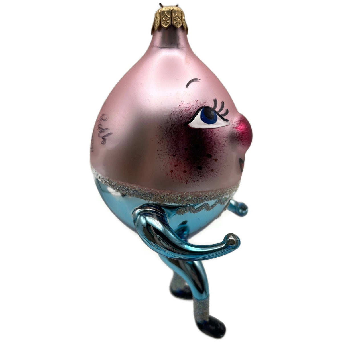 Christopher Radko Humpty Dumpty Italian Glass Signed Christmas Tree Ornament