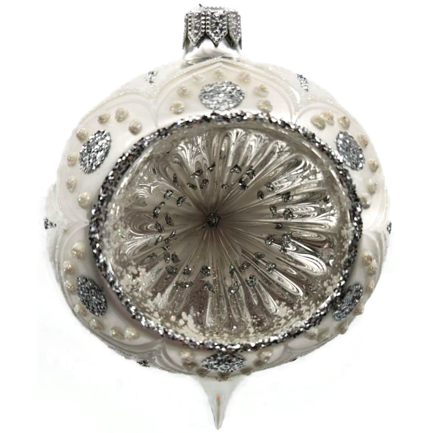 Heartfully Yours Radko Ashmont Reflector Christmas Ornament HRTLY-1188-GLITTER