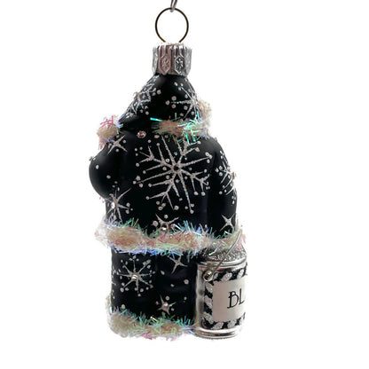 Patricia Breen Toys to Paint Black Santa Claus Christmas Holiday Tree Ornament