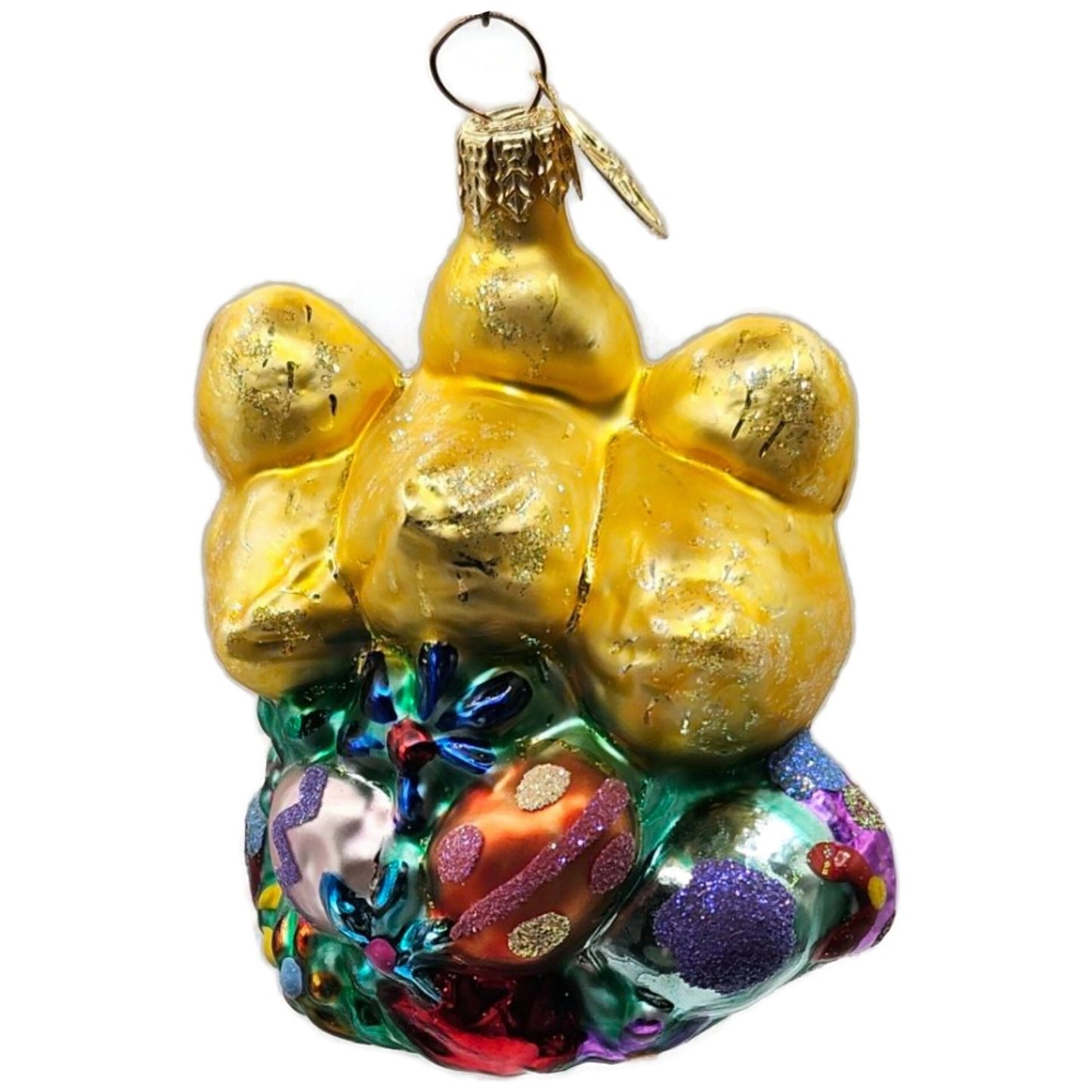 Christopher Radko Petite Peep Trio Gem Easter Christmas Tree Ornament 0106040