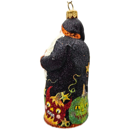 Patricia Breen Sowing Time Santa Claus Black Frankenstein Halloween Ornament HCB