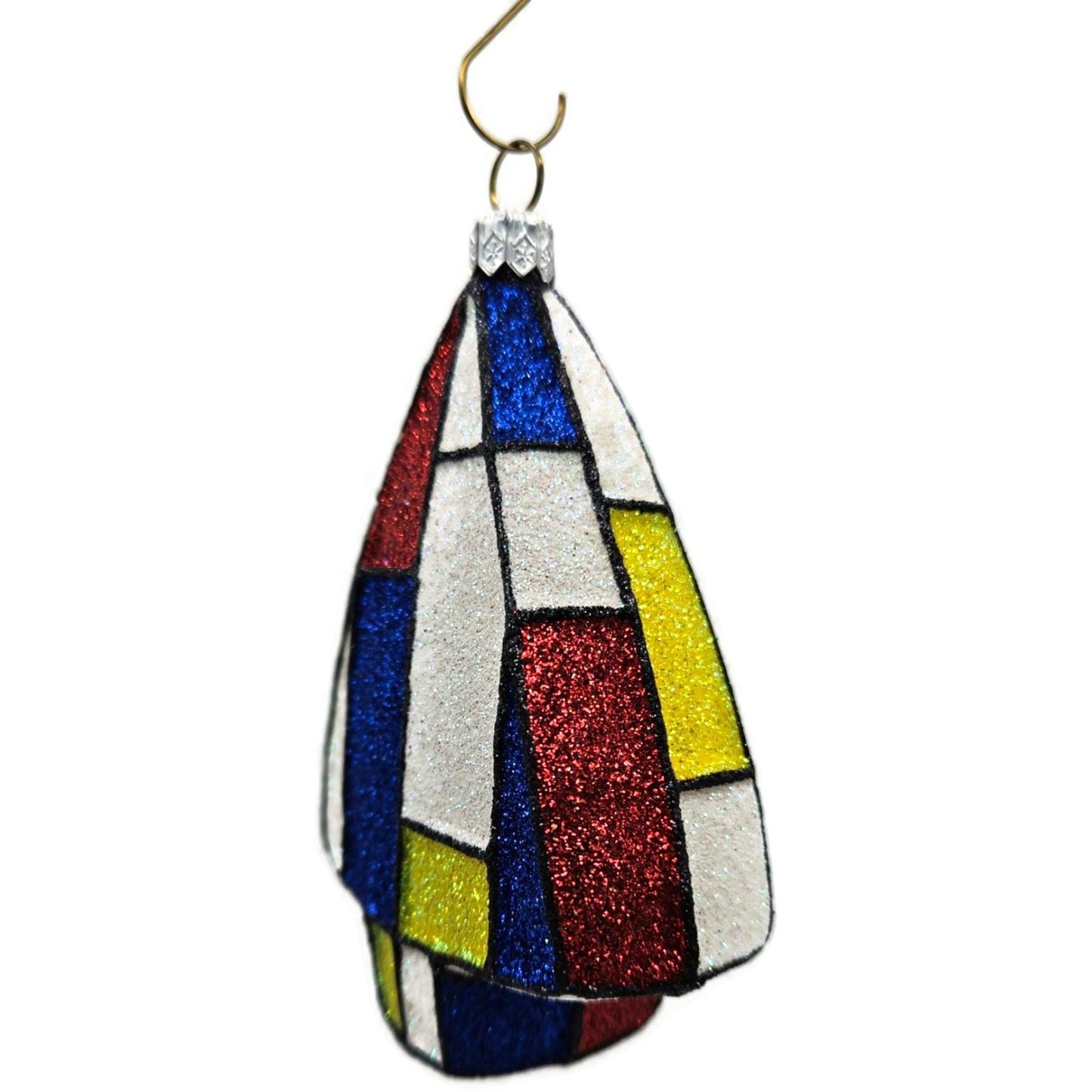 Patricia Breen Mondrian Tree Piet Abstract Art Dutch Artist Christmas Ornament