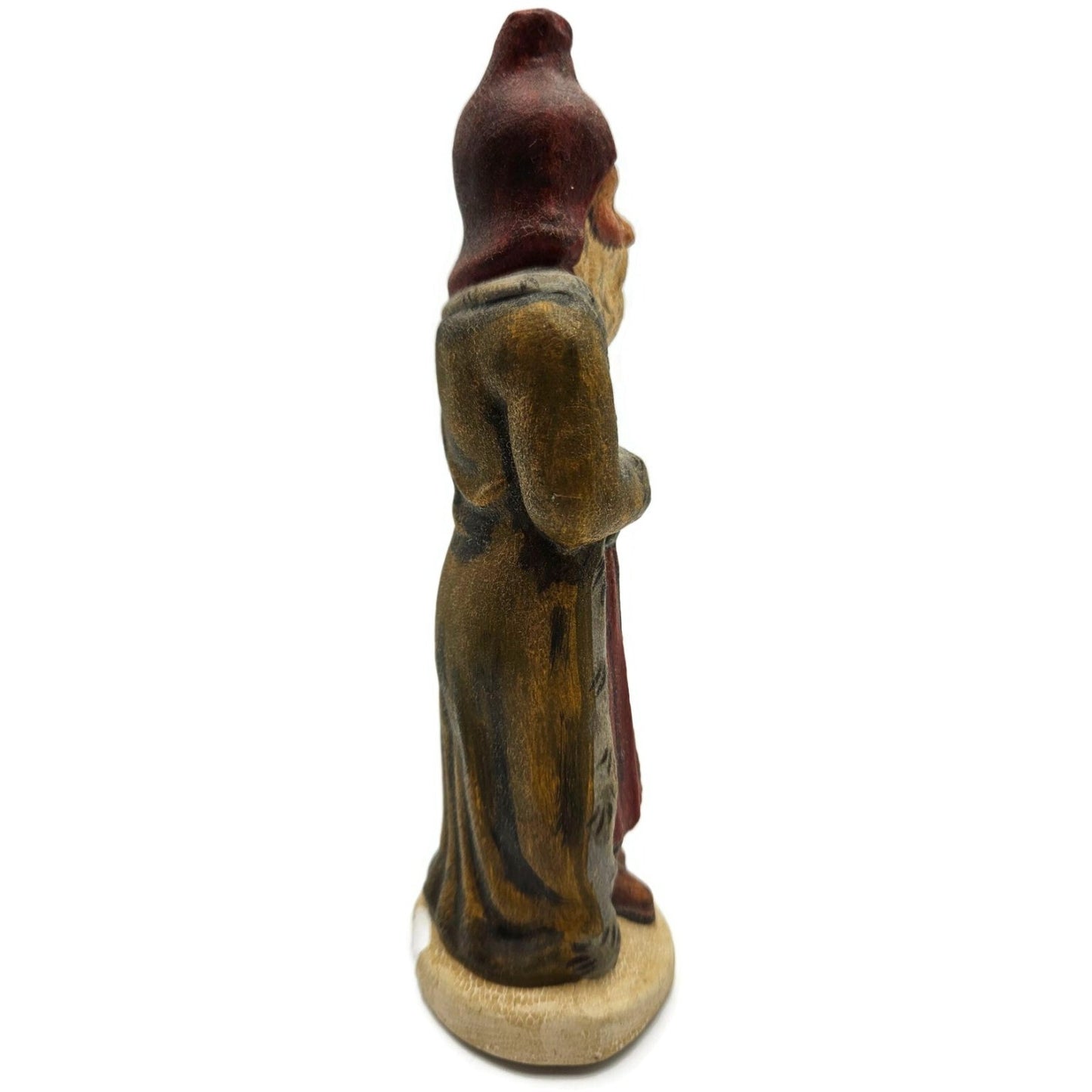 Vaillancourt Père Fouettard Cautionary Tale Chalkware Christmas Fok Art Figurine
