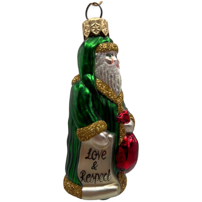 Patricia Breen Miniature Gift of the Season Love Respect Christmas Tree Ornament