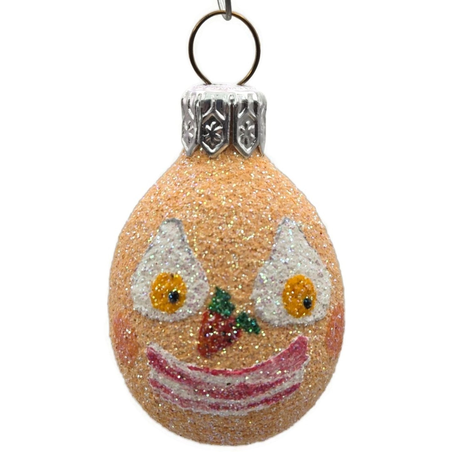 Patricia Breen Miniature Egg Breakfast Bacon Easter Christmas Ornament 2451
