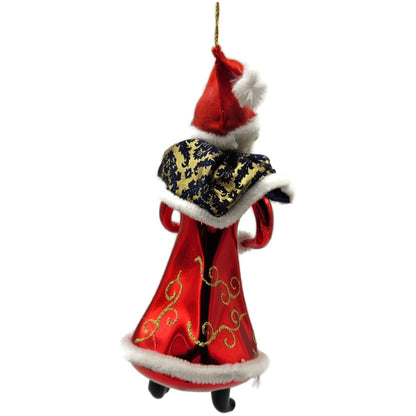Christopher Radko Festive Fellow Red Italian Glass Christmas Ornament 98-239-0