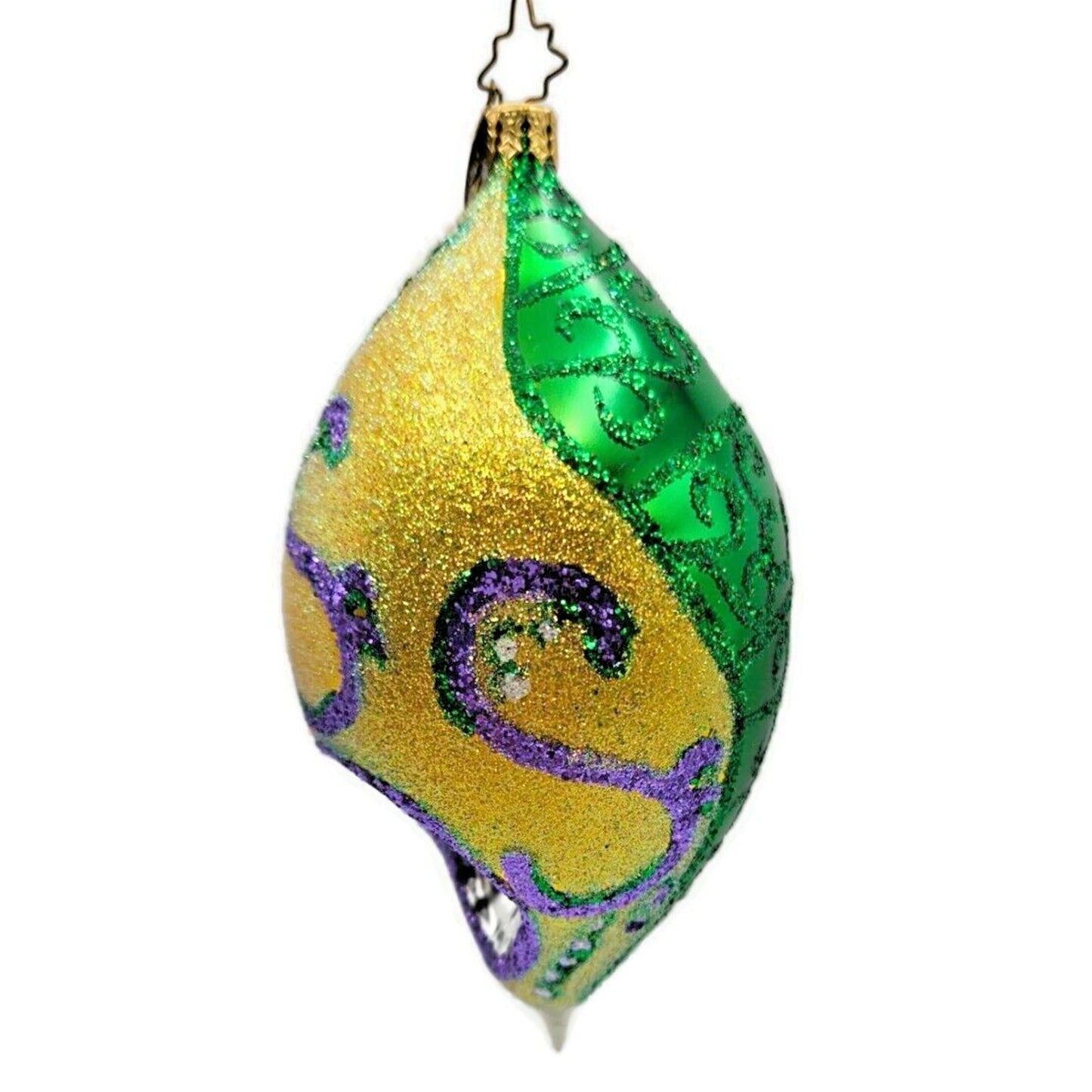Christopher Radko Fantasia Mod Elegance Reflector Christmas Tree Decor Ornament