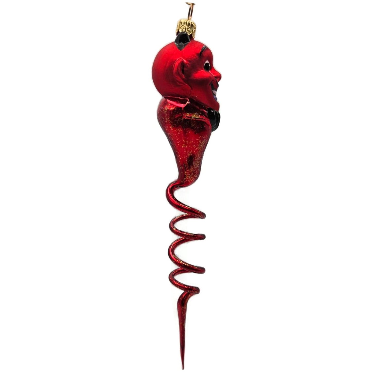 Christopher Radko Tricks for Treats Spiral Devil Red Halloween Ornament 98-047-0