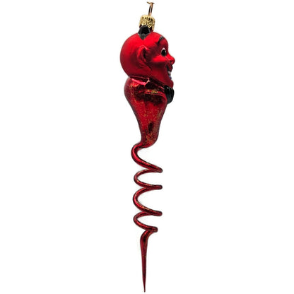 Christopher Radko Tricks for Treats Spiral Devil Red Halloween Ornament 98-047-0