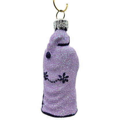 Patricia Breen Mini Redoute Santa Lavender Silhouettes Christmas Ornament 2426