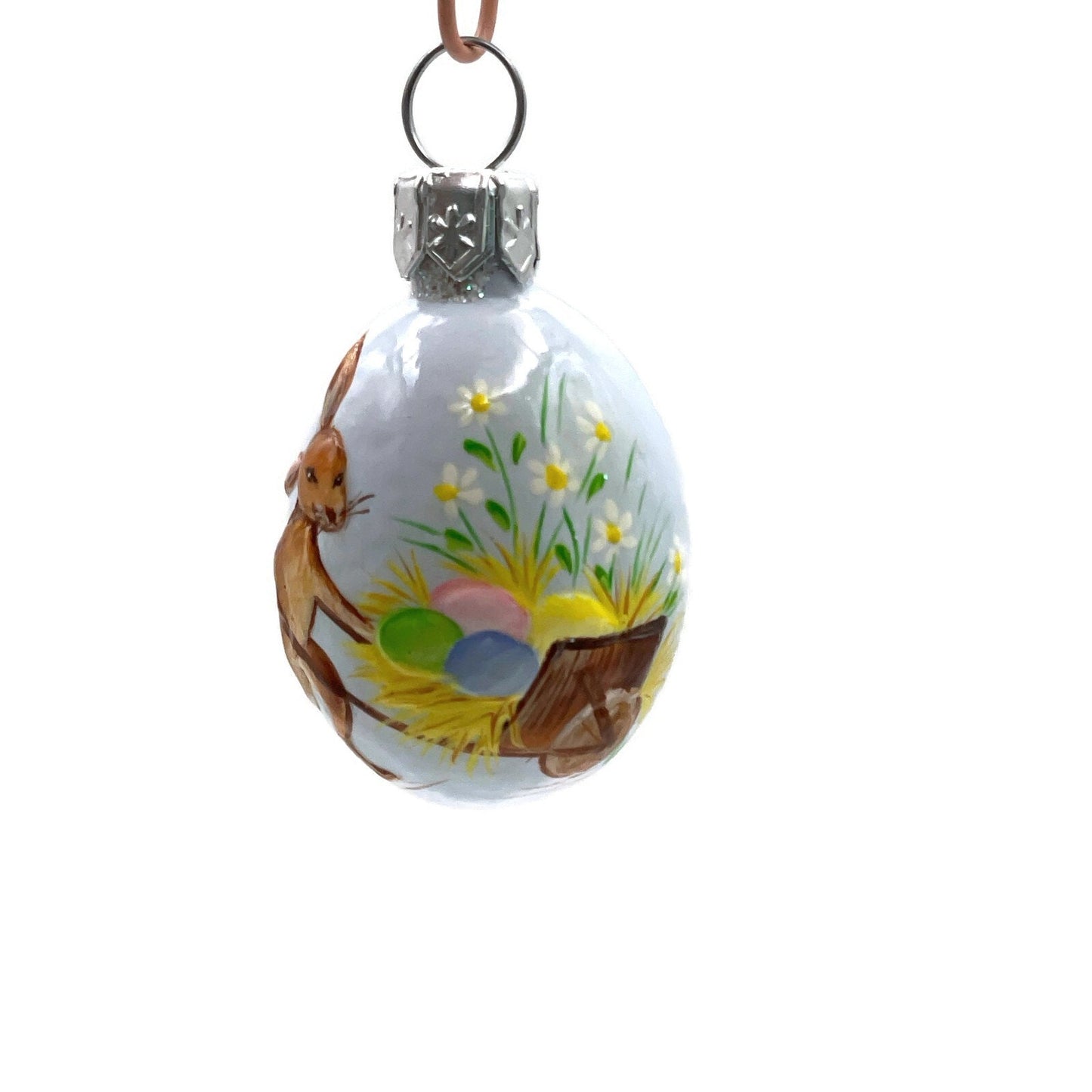 Patricia Breen Miniature Egg Beautiful Toil Bunny Easter Christmas Tree Ornament