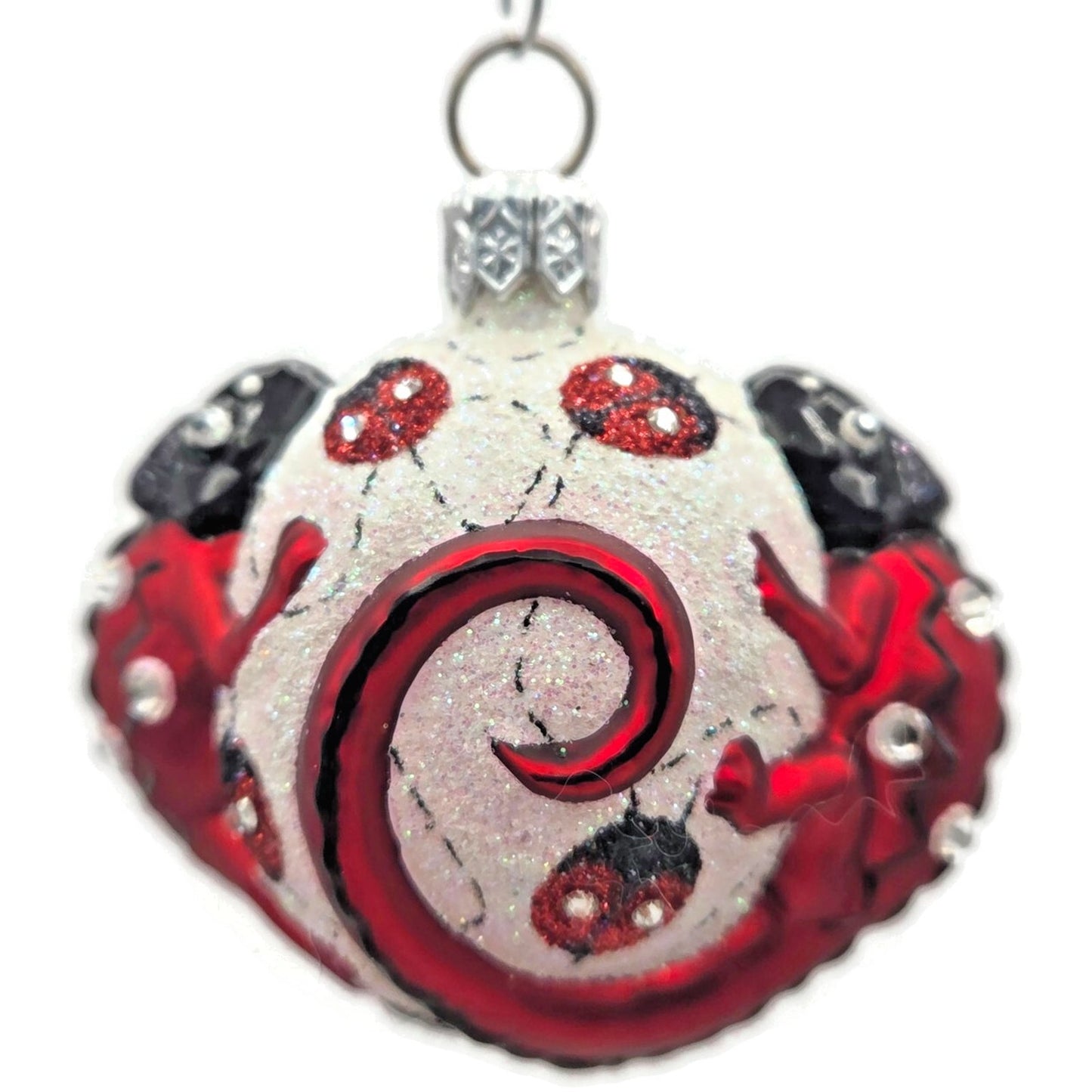 Patricia Breen Ornament For James Twice Ladybug Chameleon Spring Christmas
