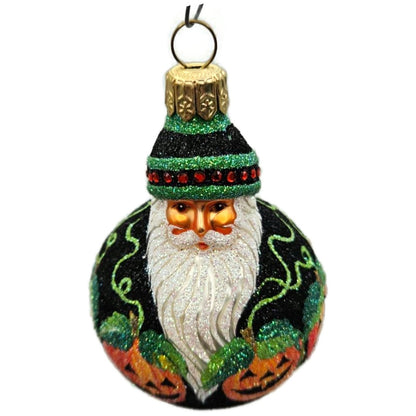 Patricia Breen Mini Hollstrom Santa Jack-o-Lantern Halloween Christmas Ornament