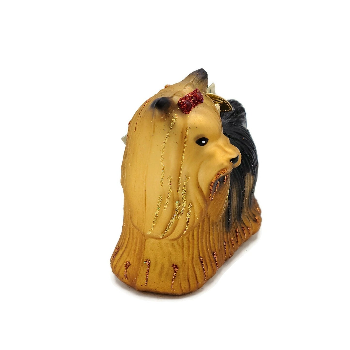 Old World Christmas Yorkie Dog Pet Puppy Friend OWC Christmas Tree Ornament