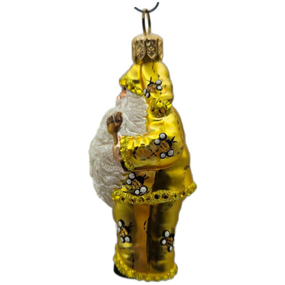 Patricia Breen Toys To Paint Bee Gold Spring Mini Christmas Tree Ornament CATZ
