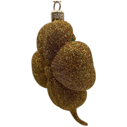 Patricia Breen Eire Santa Gold Shamrock St. Patrick's Christmas Tree Ornament
