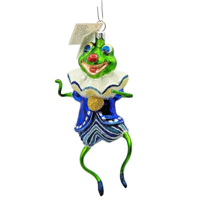 Slavic Treasures Jumping Jester Frog Halloween Christmas Tree Ornament 00402AFB