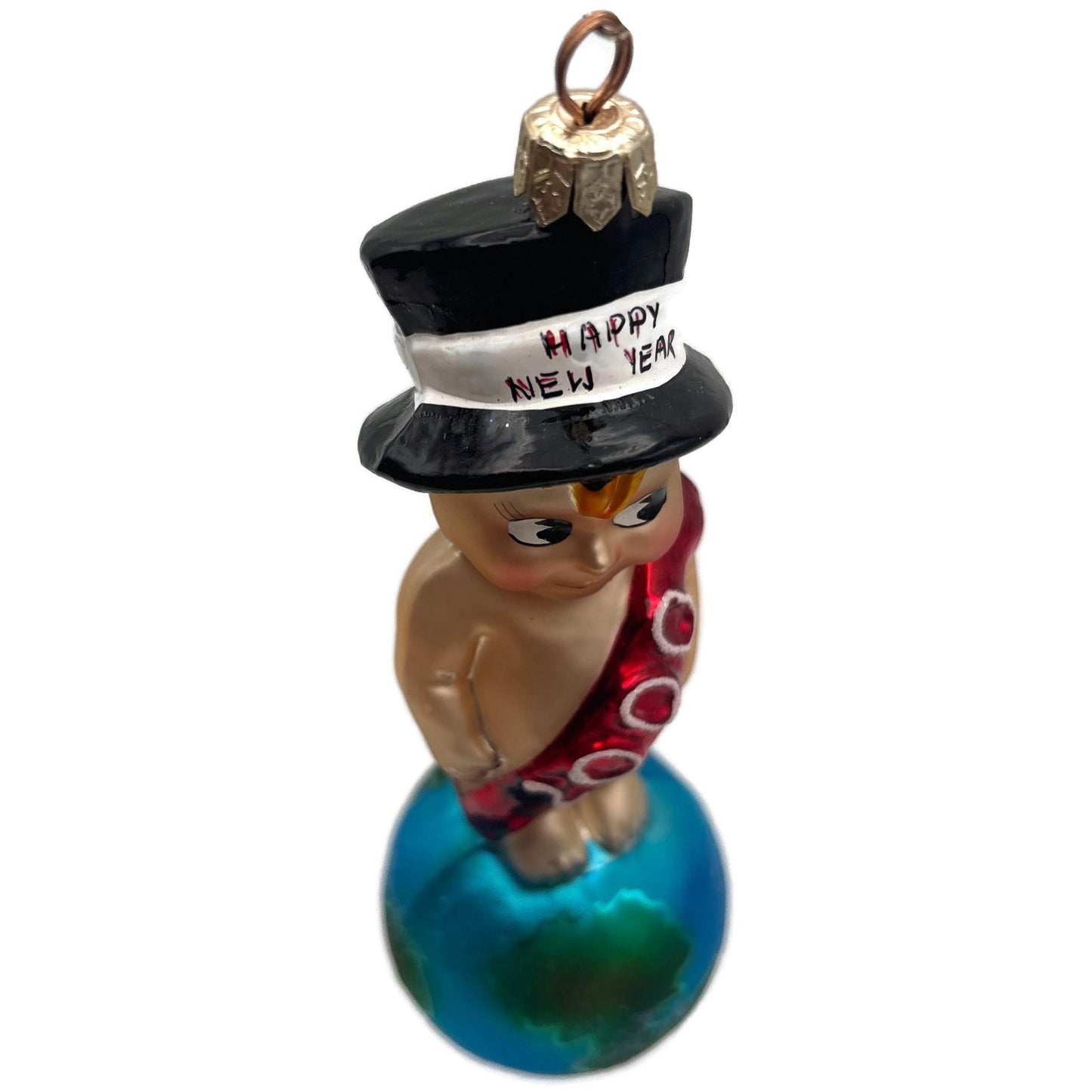 Christopher Radko Millenium Munchkin Happy New Year Christmas Ornament 99-292-0