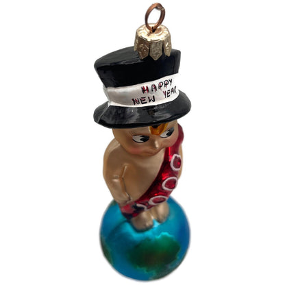 Christopher Radko Millenium Munchkin Happy New Year Christmas Ornament 99-292-0