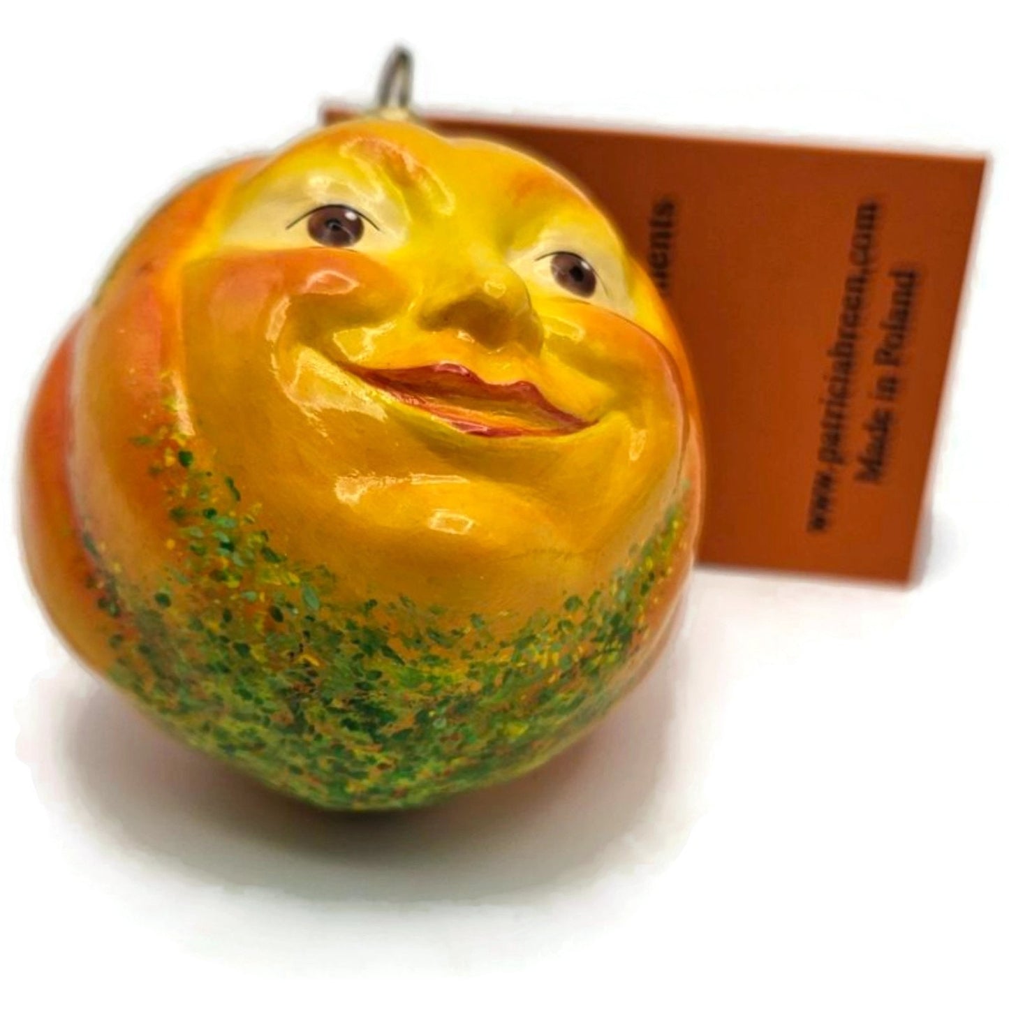 Patricia Breen Henry The Pumpkin Burnished Orange Halloween Christmas Ornament
