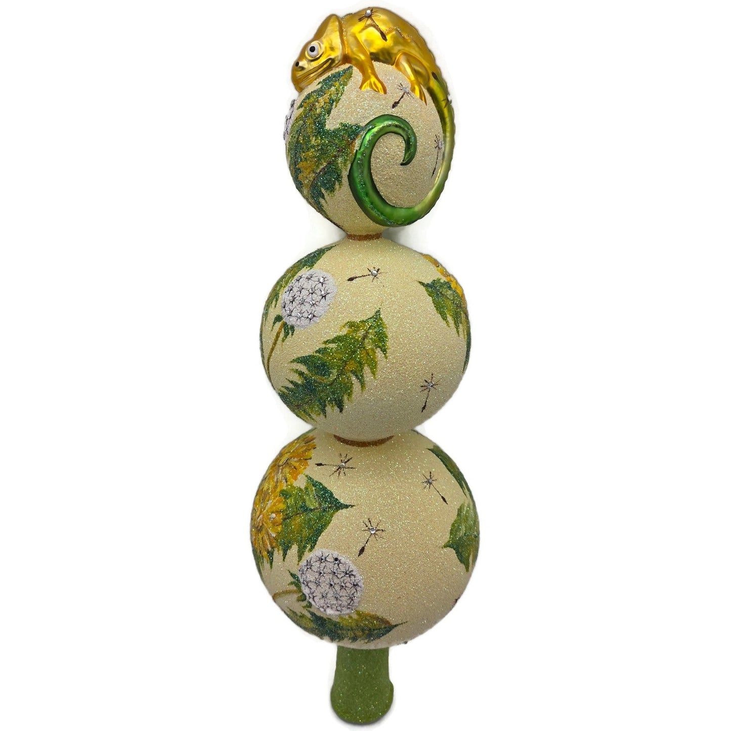 Patricia Breen Chameleon Finial Dandelion Amuck Spring Christmas Tree Topper