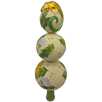 Patricia Breen Chameleon Finial Dandelion Amuck Spring Christmas Tree Topper